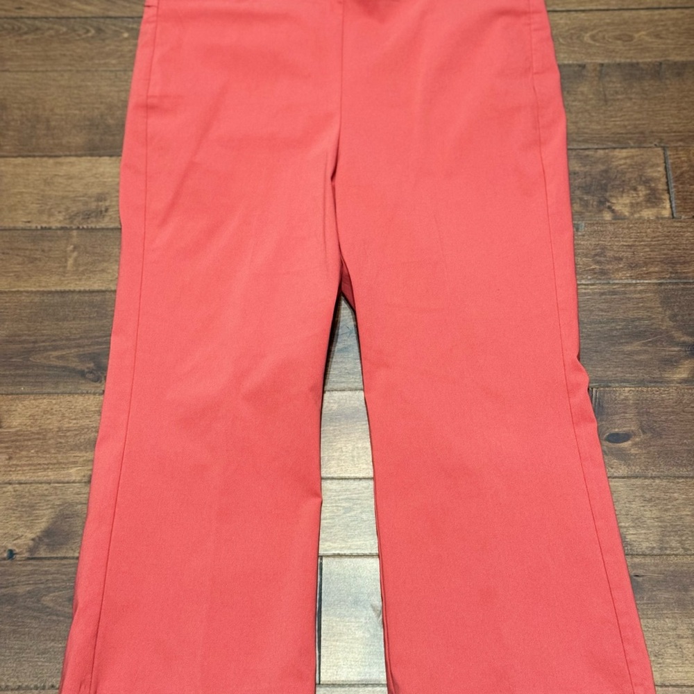 Chico's Vibrant Coral Pants Size 3 ~ LIKE NEW
